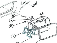 70 GTO Judge Grille Grill Chrome Trim Molding Hardware Screws 16pc Kit IM  