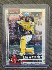 2026 Topps Series 1 Carlos Narvaez Opening Day Foil #344 Red Sox