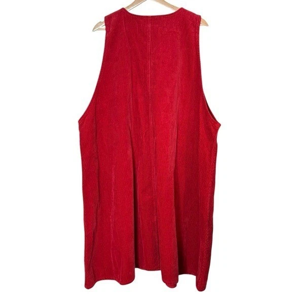 Mini Vestido Brillante By Nature Rojo Pana Línea A Talla 3XL Vestido de Vacaciones Foto 2 de 4