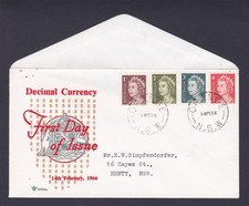 1966 QUEEN ELIZABETH II DECIMAL STAMP ROYAL FIRST DAY COVER #13