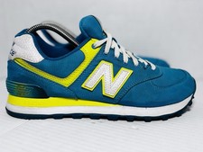 New Balance 574 WL574APT Womens 7.5 Blue Yellow ENCAP Running Shoes
