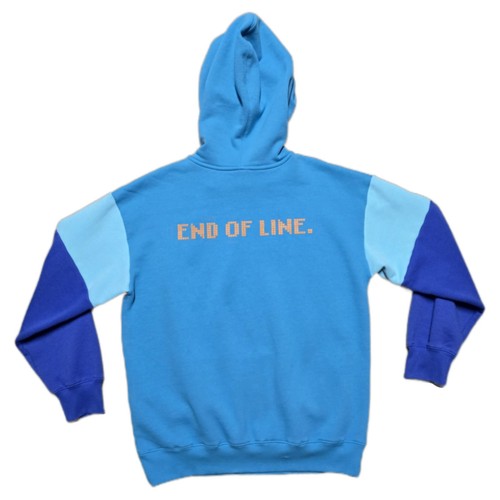 VTG Y2K Tron Legacy Electonica Oversized Hoodie Retro Colorblock Mens M - Picture 2 of 18