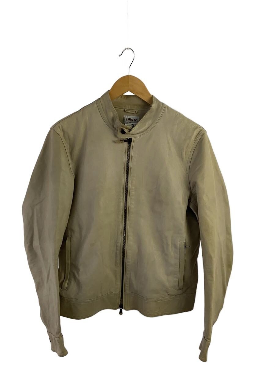 Emmeti Leather Jacket Blouson/-/Sheep Leather/Khk/Plain 3411