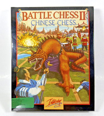 Battle Chess II Chinese Chess 1990 Interplay 3.5'' Floppy Vintage Retro PC Game