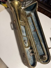 Vintage Conn Director "Shooting Star" Trombone With Case 2 Mouthpieces