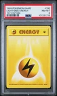 1999 POKEMON BASE SET 1ST EDITION #100 LIGHTNING ENERGY PSA 8