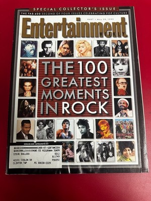 Entertainment Weekly Magazine May 28 1999 #487 100 Greatest Moments Rock