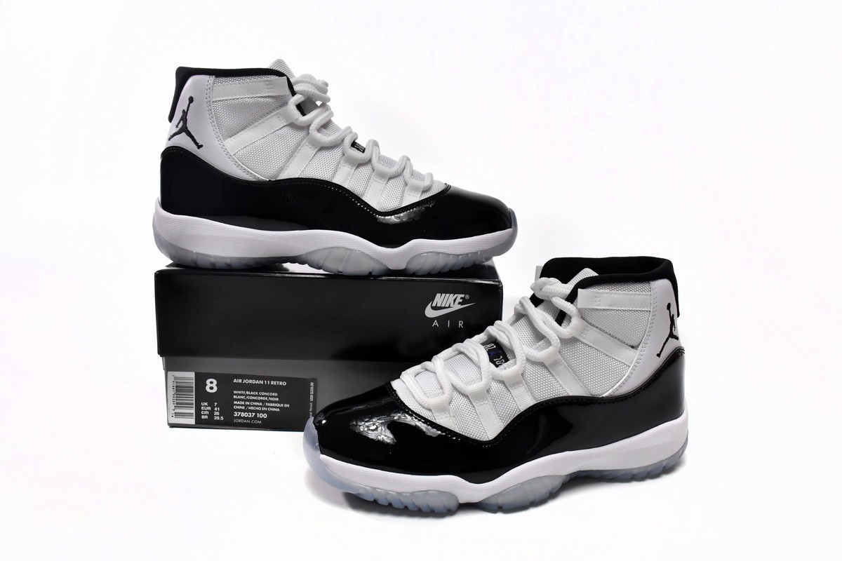 Air Jordan 11 Retro 8 ホワイト/ブラック・コンコルド Size 8.5 - Jordan 11 Retro High Concord for sale online | eBay