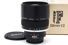 Nikon NIKKOR 135mm 2 AIS Manual Focus Lens with Box #51989