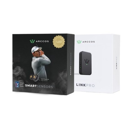 Arccos Smart Sensors Bundle - Gen 4 Smoke Sensors, Link Pro & 1st Year's