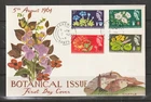 (A422) GB - QEII 1964 Botanical Congress Phosphor Set on Illustated FDC