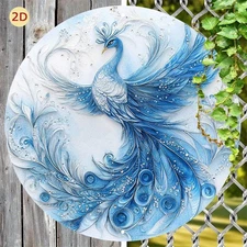 Retro Aluminum 1pc Round Sign - Weed is My Relax Cannabis Leaf Design Metal Wall