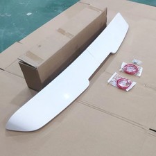 FOR VW TRANSPORTER T5 T5.1 T6 REAR TWIN BARN DOOR ROOF LIP SPOILER WHITE PAINTED