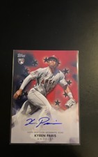 2024 Topps - Baseball Stars Autographs Kyren Paris #BSA-PAR Black 142/199