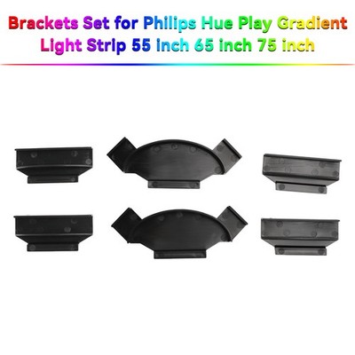 Brackets Set for Philips Hue Play Gradient Light Strip 55 inch 65 inch 75 inch U
