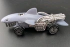 Vtg Mattel HOT WHEELS Die Cast "Shark Cruiser Car" 1986 Purple Gray w/Silver