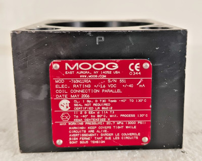 MOOG Ventilblock 760N1190A Nur Gebraucht