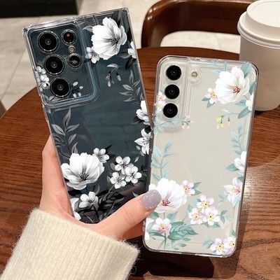 TPU-Hülle Kirschmotiv für Samsung S25 FE S26 Ultra S24 S23 A17 A16 A55 A56 Cover