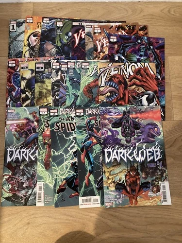 Marvel Comics: Venom Dark Web and The Amazing Spiderman Dark Web Bundle