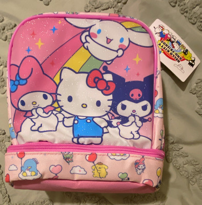 Sanrio Hello Kitty & Friends Pink Lunchbox Top Handle Zip Closure