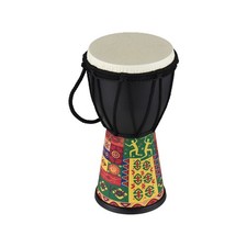 4 Inch African Drum Portable Hand Drum Lightweight Hand Clapping Drum QLKY