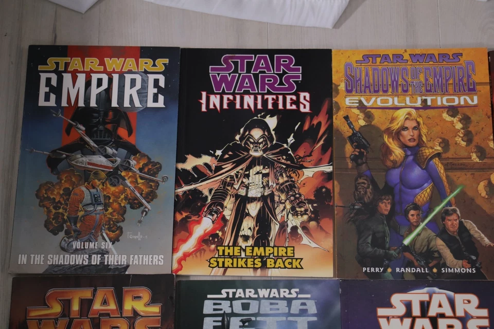 Lote de 16 novelas gráficas cómicas Dark Horse - Star Wars ROTJ Clone wars clásico Foto 2 de 4