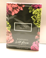 Victoria's Secret Bombshell Wild Flower Eau De Parfum. 1.7 fl oz/ 50ml. NIB
