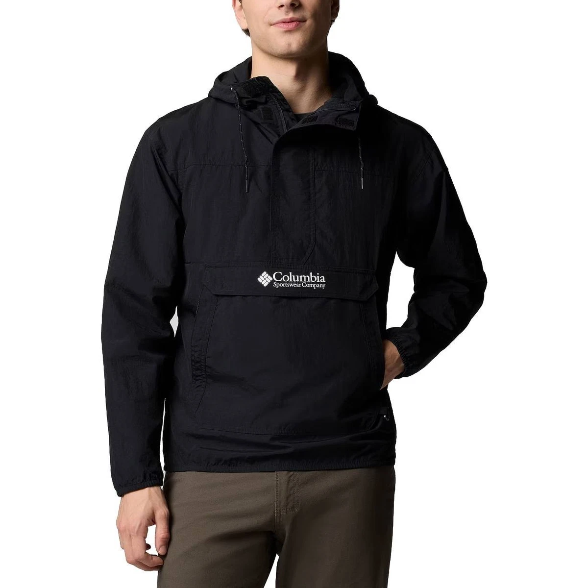 Veste Columbia Vintage Homme Taille M – Coupe-vent Polaire Pour Outdoor, Bleu/gris