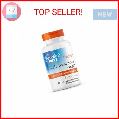 Doctor's Best High Absorption CoQ10 200mg with BioPerine Supplement - Coenzyme Q