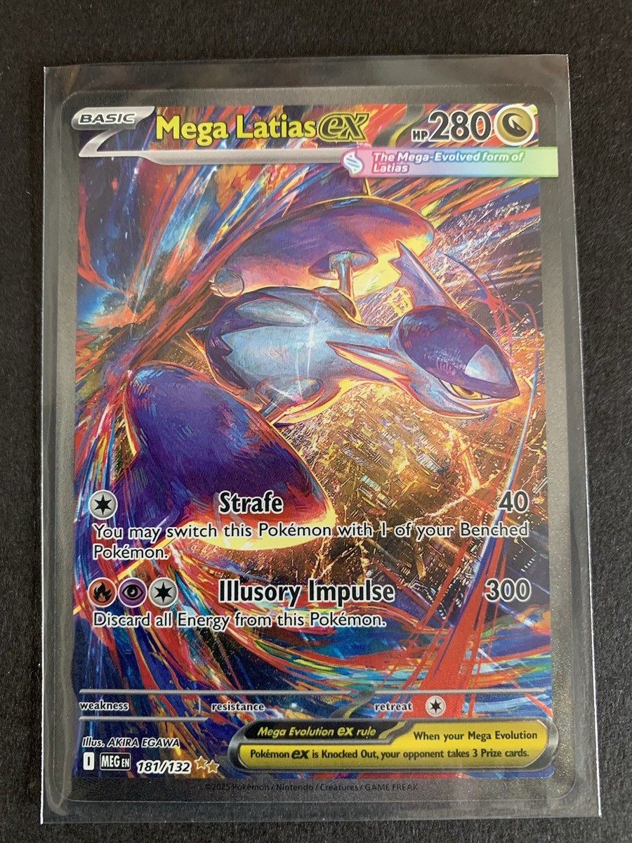 Mega Latias ex 181/132 Special Illustration Rare -Pokmon ME01 Mega  Evolution | eBay