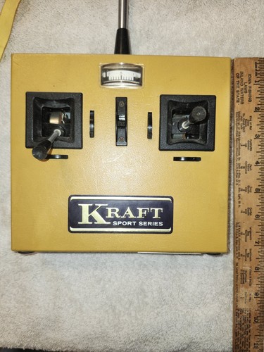 KRAFT 4A Sports Series remote control. 1970s. EX condition. airplane remote. - Imagen 2 de 11