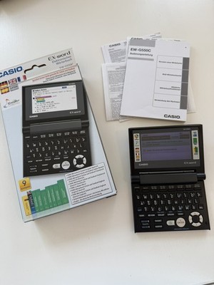 CASIO EX-word EW-G550C Elektronisches Wörterbuch Schule Studium  Übersetzer