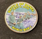 Colorized Kennedy JFK Half Dollar World War I Battle Of Hamel Free Shipping