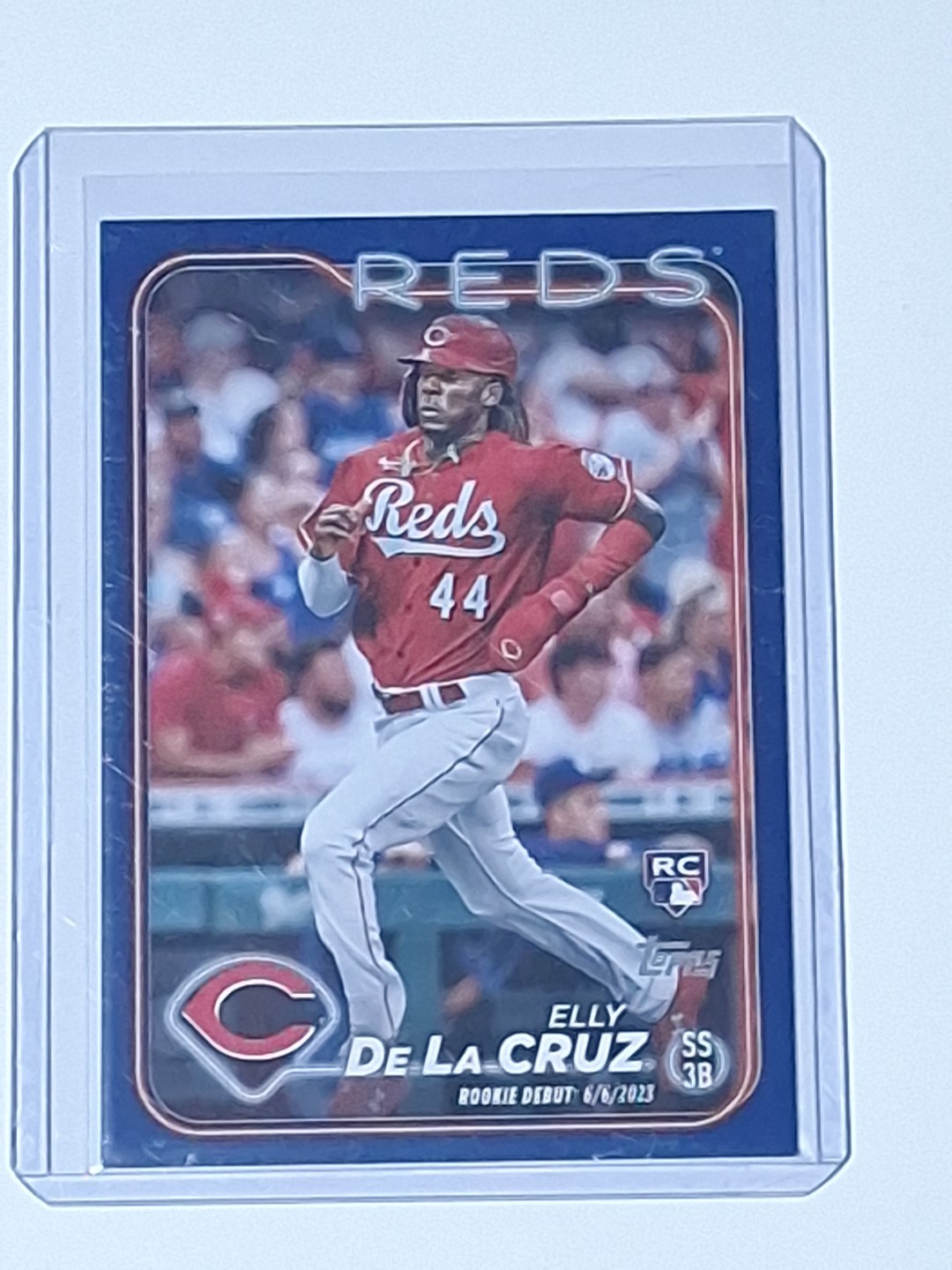 2024 Topps Update Series - Rookie Debut Elly De La Cruz #US350 Royal Blue (RC)