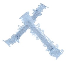 Blue Garter Belt for Bride Wedding Flower Bridal Party Lace Garters