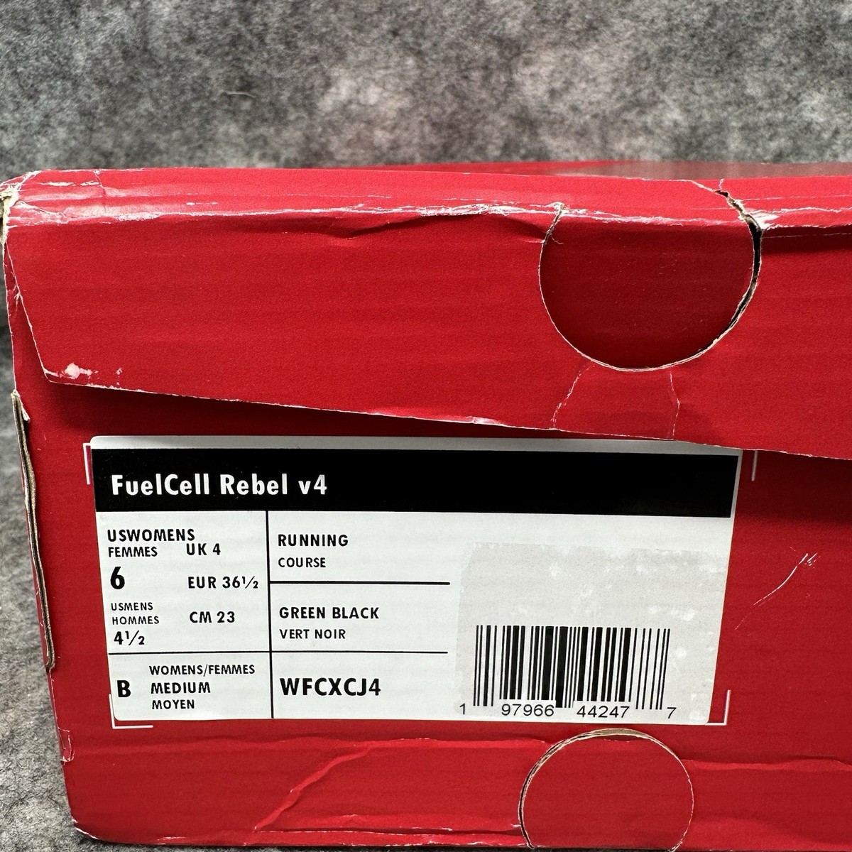 New Balance FuelCell Rebel V4 Running Shoes Womens Sz 6 White