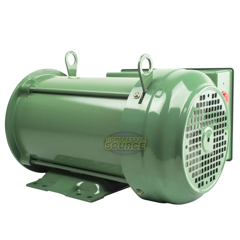 5 HP Farm Duty Single Phase Electric Motor C-Face 1800 RPM 184TC TEFC 208-230V - Image 4 of 4