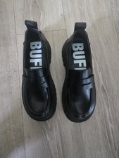 Buffalo Loafer Damen Schuhe neu gr 39 schwarz