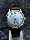 Men’s Vintage 1980 Timex Watch Gold.Date,England Dial Manual Wind. Serviced