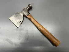 (H1) RARE VINTAGE PEXTO PS&W CARPENTERS HATCHET HAMMER AXE - USA