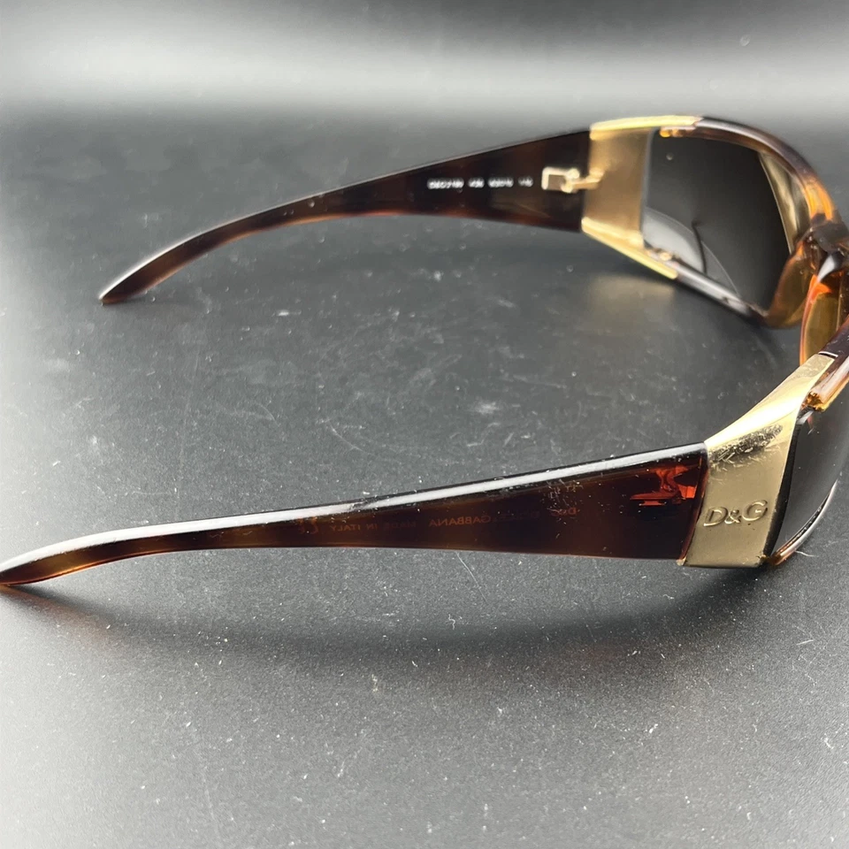 D&G 2199 115 sunglasses Tortoise Color Italy H5159 - Image 3 of 4
