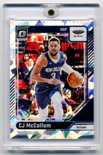 2024-25 Panini Donruss Optic Cracked Ice Prizm /25 CJ McCollum #57 Pelicans