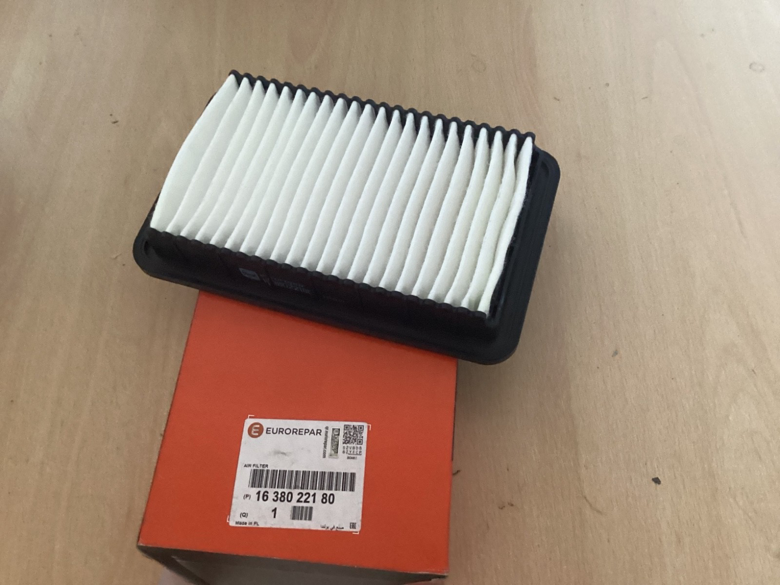EUROREPAR KIA PICANTO TA 1.0 1.2 MK2 11 to 17 AIR FILTER 2811304000 281131Y100