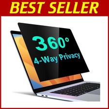 Anti-Spy Filter for 14" Laptop - 4-Way Privacy Screen, Matte