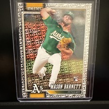 Topps 2026 Series 1 Rookie Mason Barnett #273 Athletics MLB Baseball Card