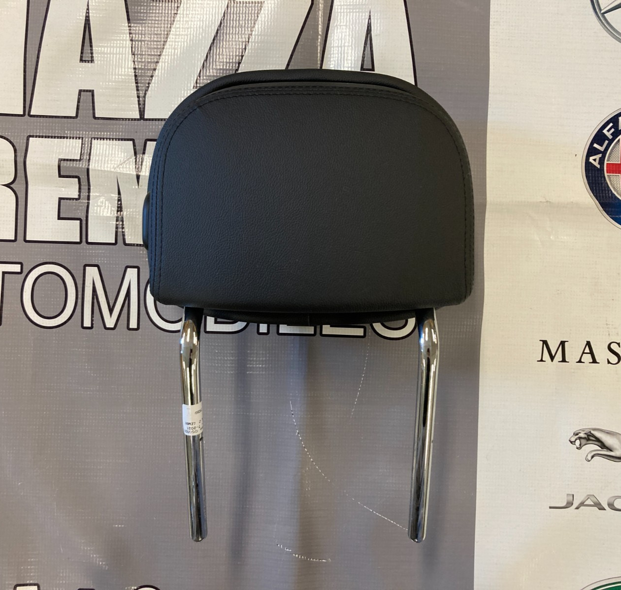 OEM Maserati Complete Front Headrest, Black, 673009481