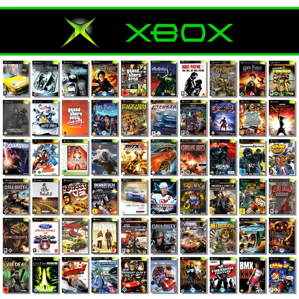XBOX Spiele-Wahl 🚨 Action ⚙️ Simulation 🏃♀️🏃 Sport 🏎 Racing 💣 Shooter - Bild 1 von 1