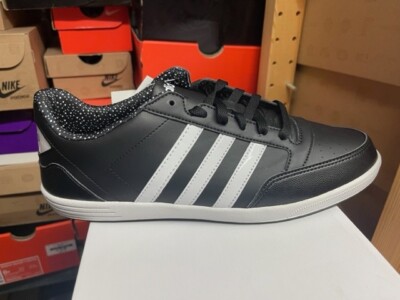 Adidas HOOPS W Schwarz Black Neu Gr:42 2/3 AQ1539 Sneaker Schuhe Freizeit