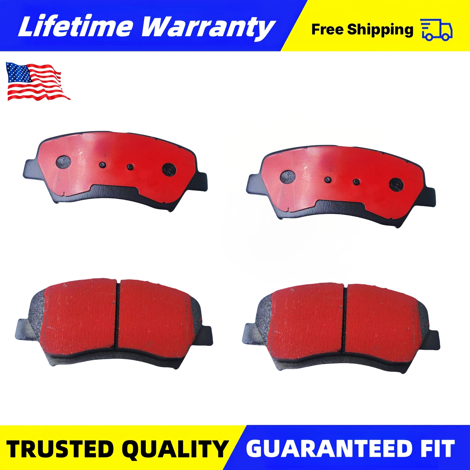 Kia Forte Koup Forte5 Veloster Elantra GT Front Ceramic Brake Pads