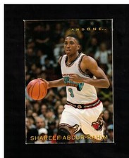 1997-98 SKYBOX PREMIUM SHAREEF ABDUR-RAHIM #9AO AND ONE INSERT